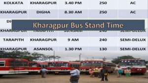 kharagpur bus stand time table