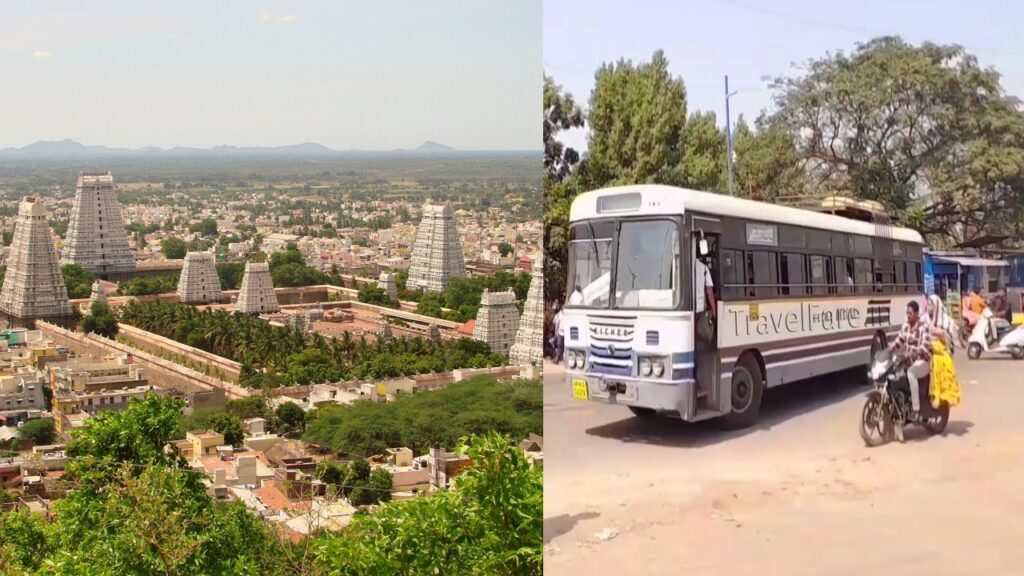 Tirupati To Arunachalam Distance By Bus